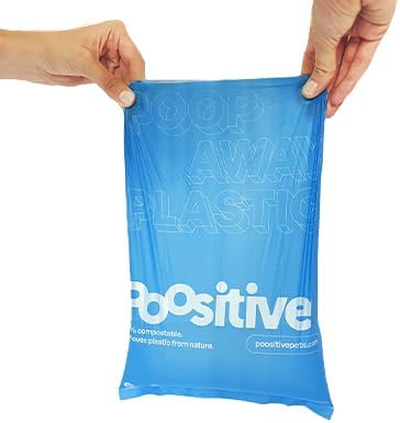 100% Certified Home Compostable Dog Poop Bags - ASTM D6400 & AS 5810 Compliant Dog Waste Bags, 240 bags, 16 rolls, unscented