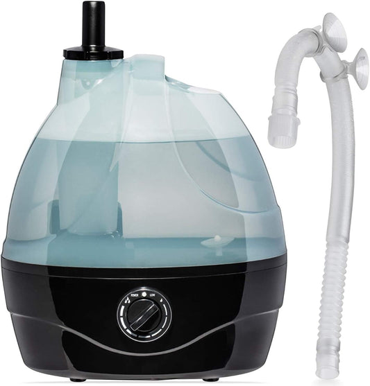 Evergreen Pet Supplies Reptile Humidifier and Fogger for Terrariums and Enclosures - Great for Reptilians and Amphibians - Includes Large Water Tank and Adjustable Fog Output (Holds 2L of Water)