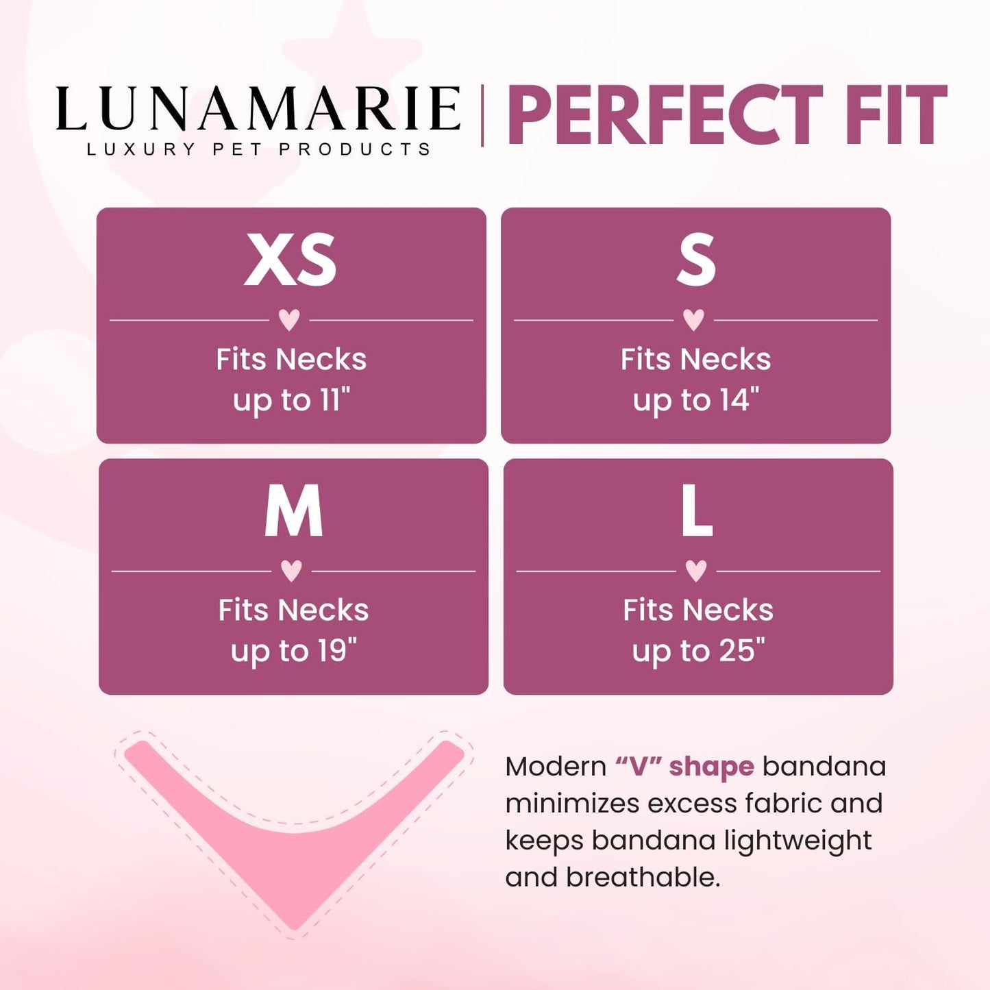 LunaMarie - Luxury Pet Birthday Bandanas -Premium & Silky Poly Fabric | 100% Handmade | Custom Shape Dual Layered (Rebel, Medium)