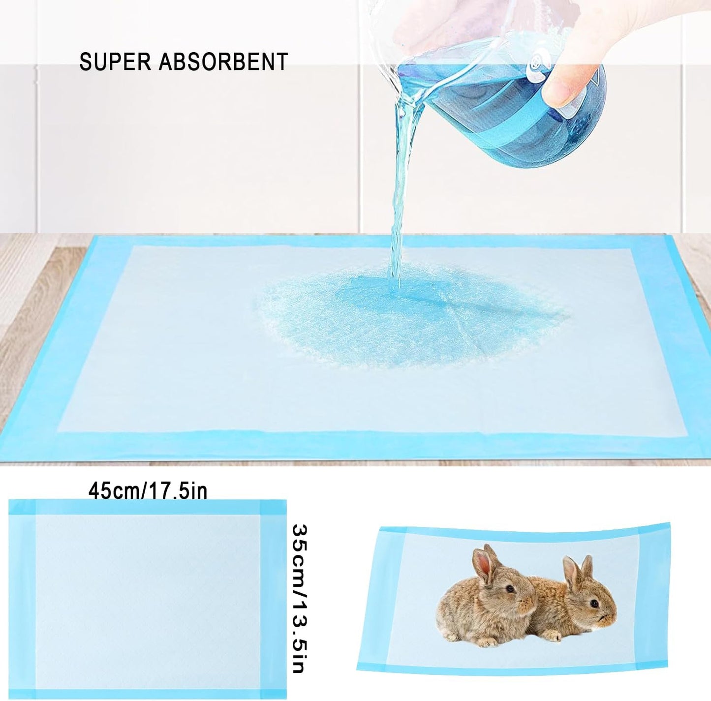 Small Animal Travel Carrier with Absorbent Pad Set, Pee Pad with Leak-Proof Quick-Dry Design for Guinea Pig,Portable Bearded Dragon Bag for Sugar Glider,Hedgehog,Rat,Bunny,Rat,Outdoor Used