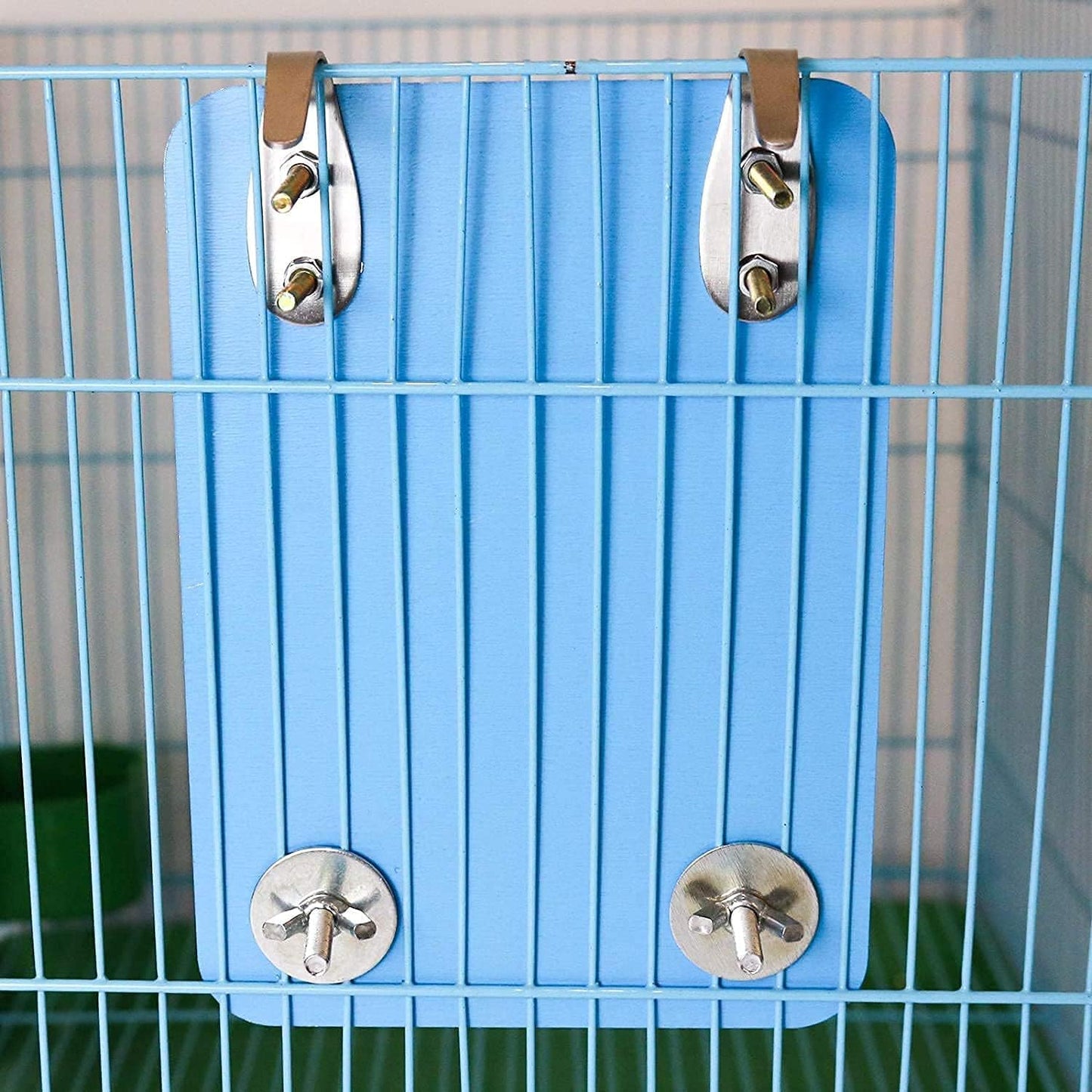 7" Bird Mirror with Rope Perch Bird Toys Swing, Comfy Perch for Greys Amazons Parakeet Cockatiel Conure Lovebirds Finch Canaries