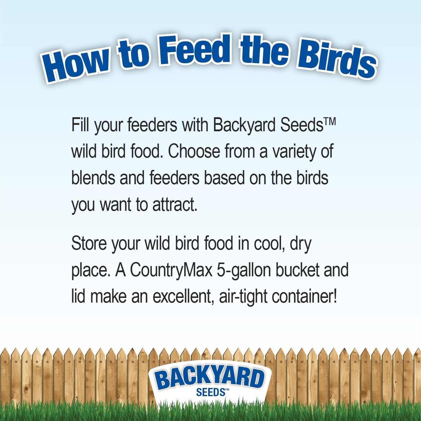 CountryMax Backyard Seeds Black Oil Sunflower for Wild Birds (50 Pounds)