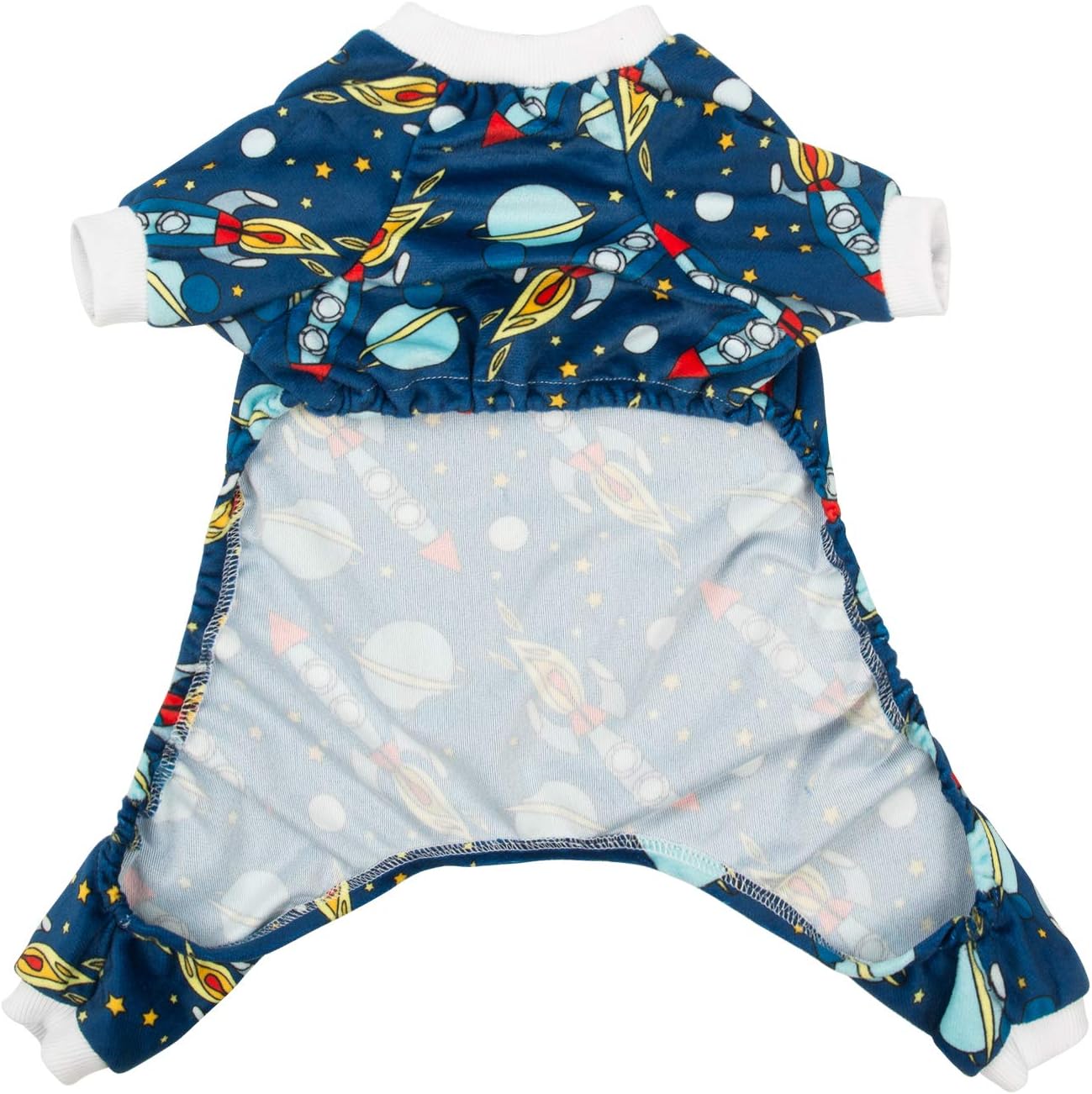 CuteBone Small Dogs Outfit Soft Puppy Onesies Pjs Dog Pajamas Pet Coat Cat Apparel Comfy Doggie Jumpsuit Bodysuit for All Seasons P16L