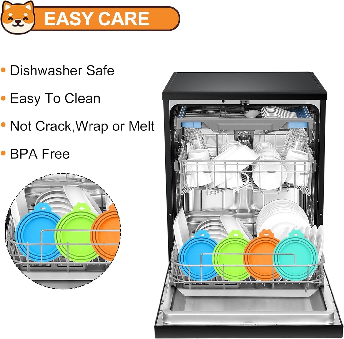 2 Pack Pet Food Cans Lids, Silicone Food Can Covers for Dog and Cat, BPA Free/Food Safe/Universal, One Fit Most Standard Size Food Can Top Teal/Dark Green, CWGTG01