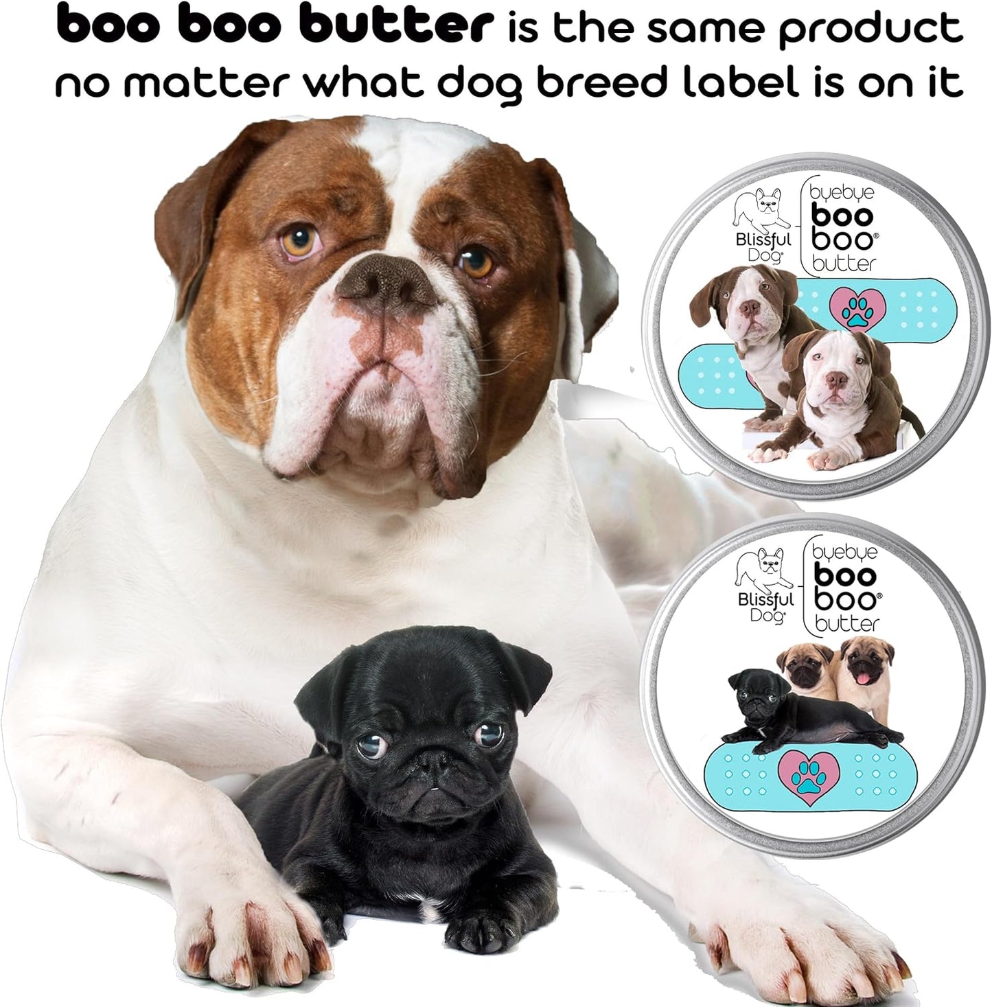The Blissful Dog Portuguese Water Dog Boo Boo Butter, 16 oz.