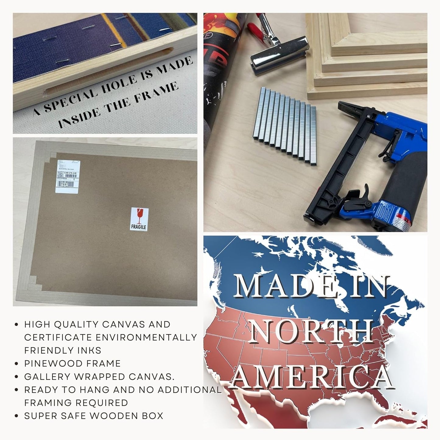 Nature Wall Art Prints - Ocean Forest Mountain Lake Canvas Landscapes - Small to Extra Large Living Room Bedroom Kitchen Bathroom Décor (Snowy Mountains Landscape, 35L" x 53W" - 3 Panels)