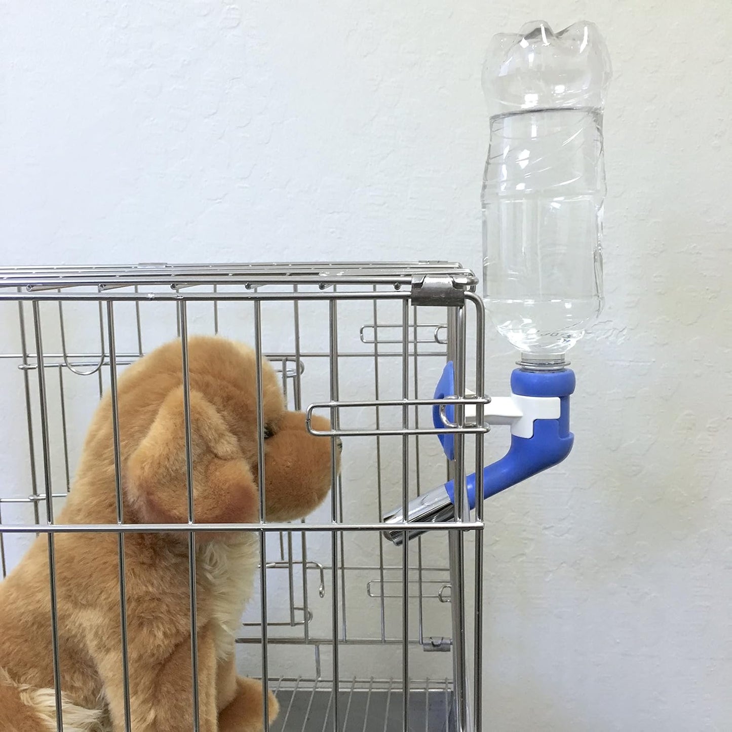 Choco Nose H570 Patented No Drip Large-sized Dog Water Nozzle, Recommended for Medium to Large -Sized Dogs, Enlarged Sized Leak-proof Nozzle, BPA Free, Nozzle Diameter: 22mm (Blue/White)