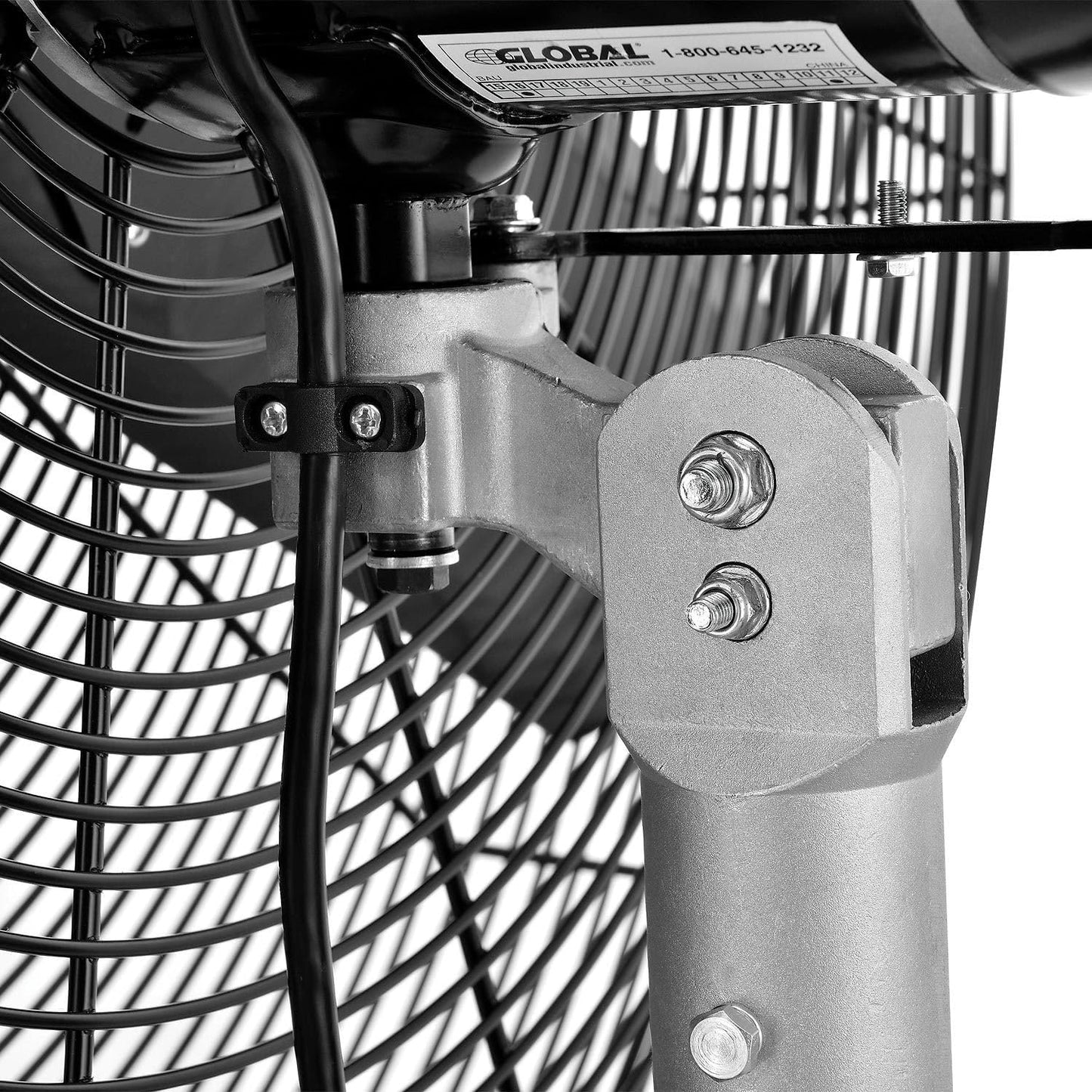 Continental Dynamics CD Premium 30" Oscillating Wall Mount Fan, TEFC Motor, 11,500 CFM, 1/2 HP