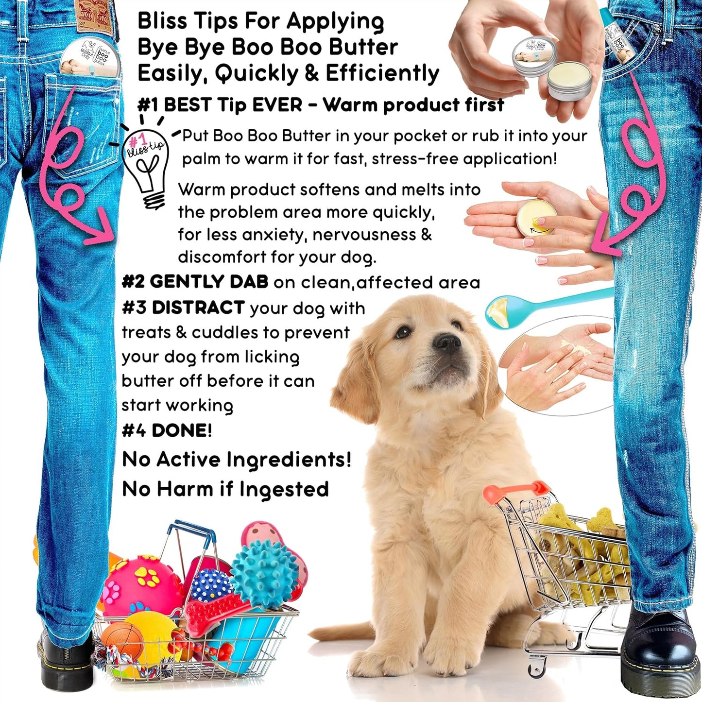 The Blissful Dog Nova Scotia Duck Tolling Retriever Boo Boo Butter, 2-Ounce